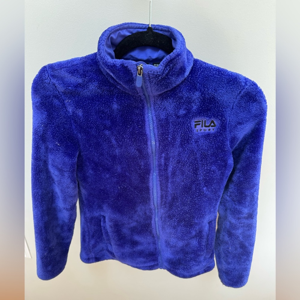 Fila Girl Purple Fleece Jacket